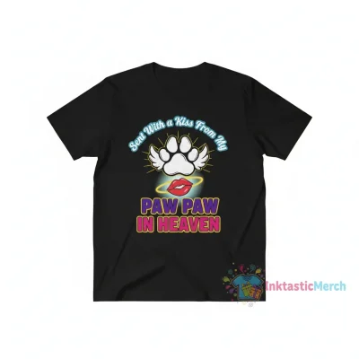 Sent With a Kiss From My Paw Paw In Heaven" Essential T-Shirt