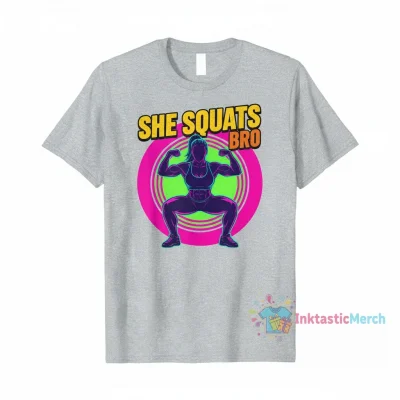 She Squats Bro" Essential T-Shirt