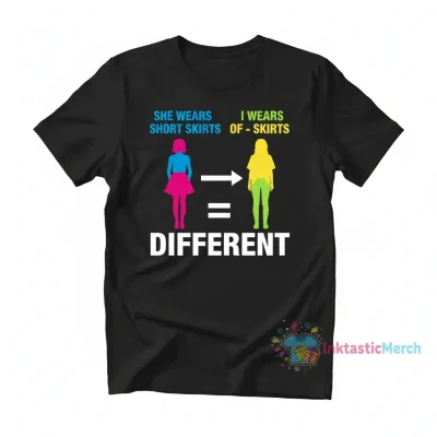 She wears short skirts i wear t shirts Essential T-Shirt