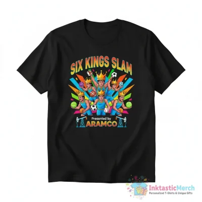 Six kings slam presented by Aramco shirt - High Quality Printed T-Shirt