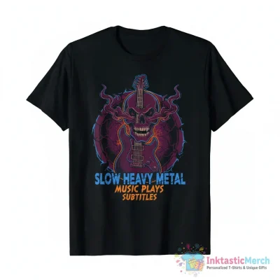 Slow Heavy Metal Music Plays Subtitles Essential T-Shirt