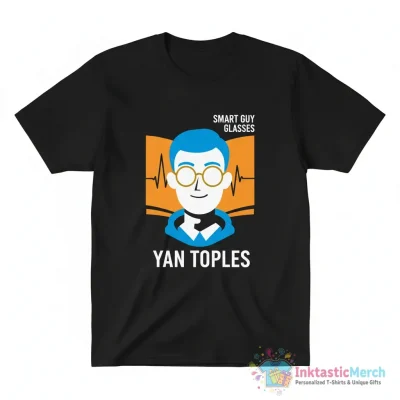 "Smart Guy With Glasses | Yan Toples" Essential T-Shirt for Sale by Artilix - High Quality Printed T-Shirt