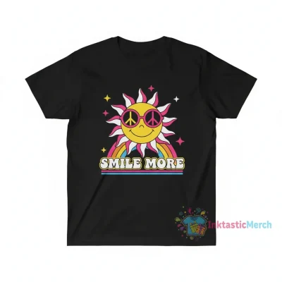 Smile More Logo Shirt - Durable, Comfortable, & Stylish