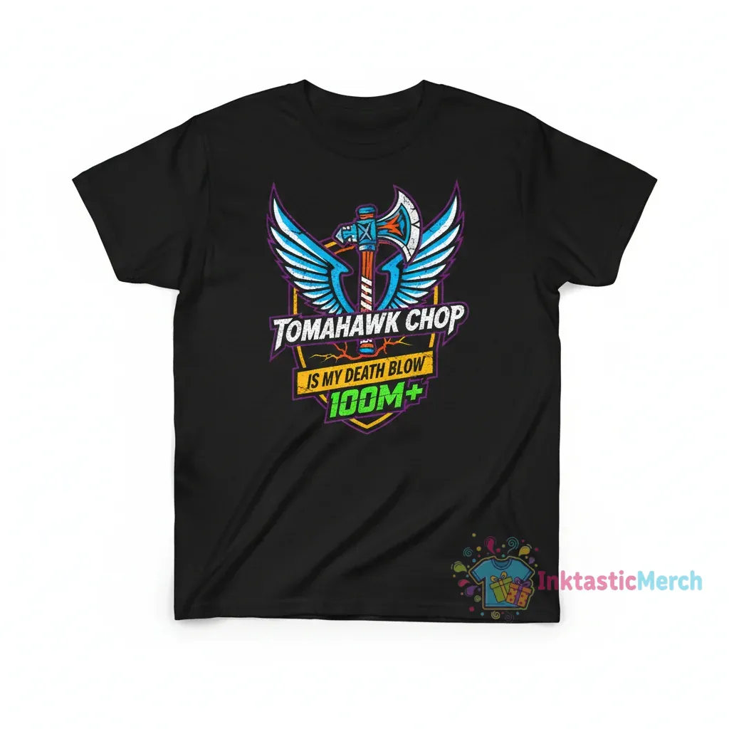 Smosh Tomahawk Chop 100M Tee 1 Smosh Tomahawk Chop 100M Tee
