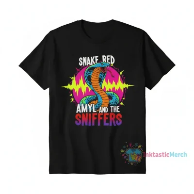 Amyl and The Sniffers Snake Red Tee