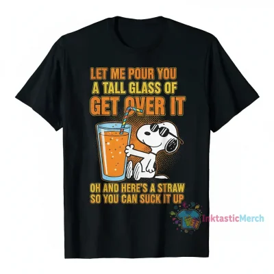 Snoopy 'Get Over It' Graphic Tee