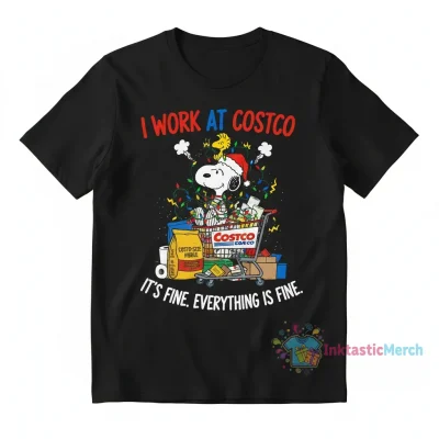 Snoopy Peanuts "It's Fine Everything Is Fine" Costco Christmas Ornament