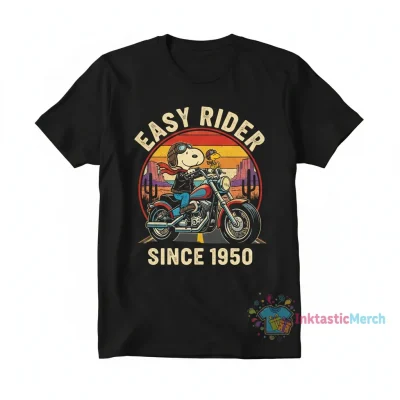 Snoopy Harley-Davidson Motorcycle Ride Tee