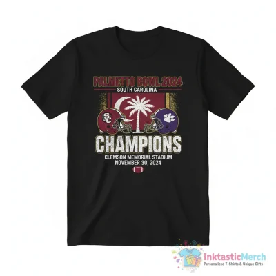 South Carolina Gamecocks Palmetto Bowl 2024 Champions shirt - High Quality Printed T-Shirt