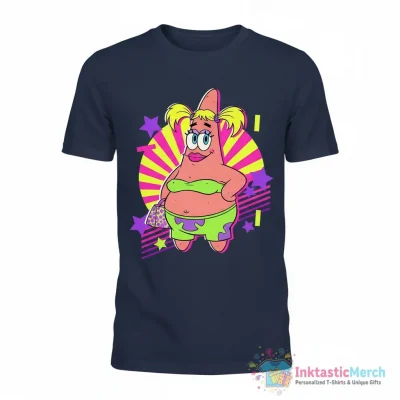 "SpongeBob Patricia, Patrick Star, Patrick dressed as a woman" Essential T-Shirt by DibujandoPorfa - High Quality Printed T-Shirt