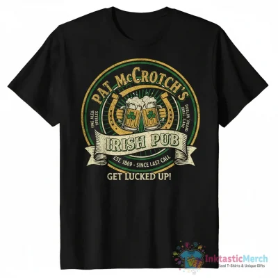 St Patricks Day Funny Pub Pat McCrotch Essential T-Shirt