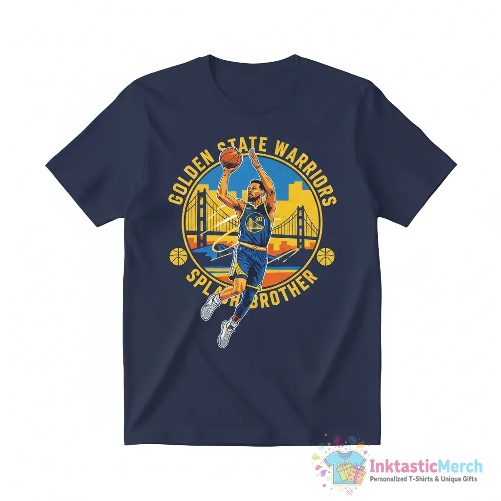 Stephen Curry Golden State Warriors basketball image collection shirt 1 Stephen Curry Golden State Warriors basketball image collection shirt - High Quality Printed T-Shirt