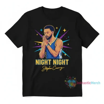 Stephen Curry Warriors "Night Night" Signature T-Shirt