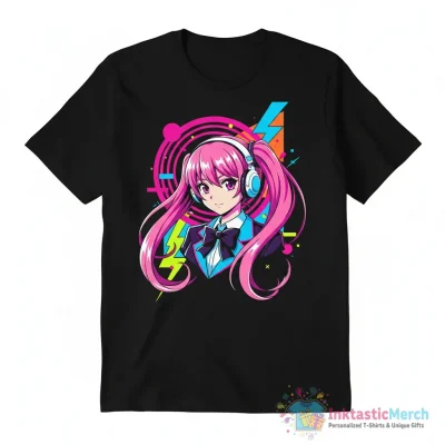"Super Sonico 制服" Essential T-Shirt for Sale by kitsune-bis - High Quality Printed T-Shirt