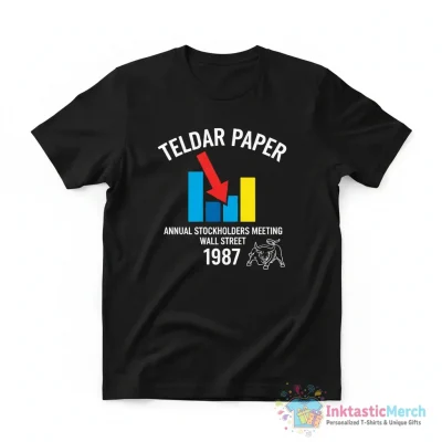 "Teldar Paper - Annual stockholders meeting - Wall Street" Essential T-Shirt for Sale by Primotees - High Quality Printed T-Shirt