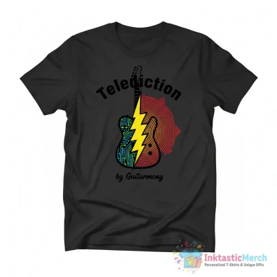"Telediction (Black Text)" Essential T-Shirt for Sale by Guitarmony - High Quality Printed T-Shirt