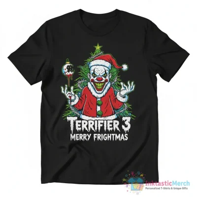 Terrifier 3 Art the Clown Christmas Ornament - High Quality Printed T-Shirt