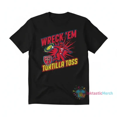 Texas Tech Red Raiders 'Wreck 'Em' Tortilla Toss Tee