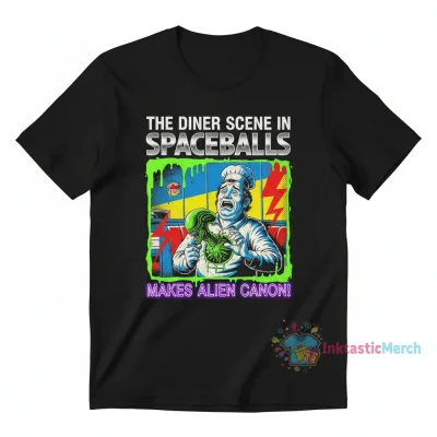 Spaceballs Alien Canon Diner Scene Shirt - Movie Fan Tee