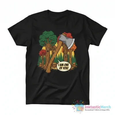 The forest was shrinking but the trees kept voting for the axe, for the axe was clever and convinced the trees that because his handle was made of wood he was one of them. Essential T-Shirt