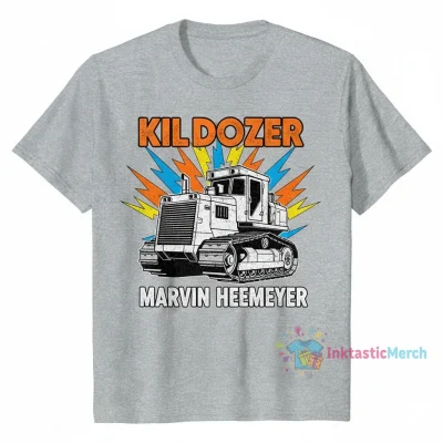 The Killdozer Marvin Heemeyer Lightning Graphic Vintage T-Shirt