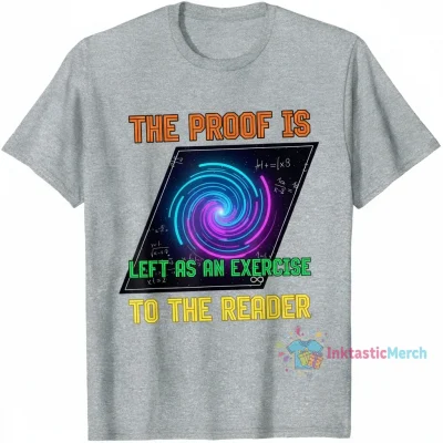 The Proof Is Left As An Exercise To The Reader - Funny Math Joke" Essential T-Shirt