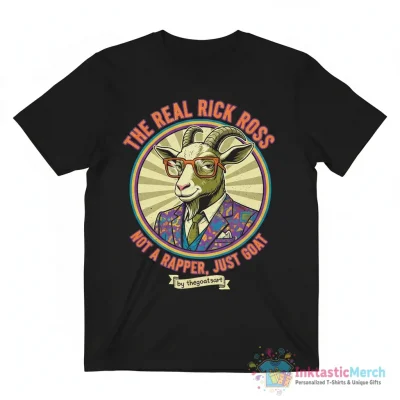 "The Real Rick Ross: Not a Rapper, Just a Goat" Essential T-Shirt for Sale by thegoatsart - High Quality Printed T-Shirt