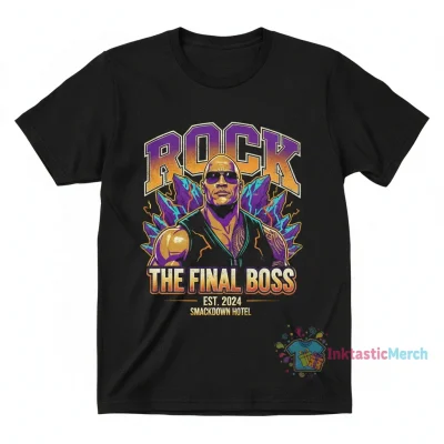 The Rock 'The Final Boss' Signature Vintage Shirt - Unmatched Durability & Style