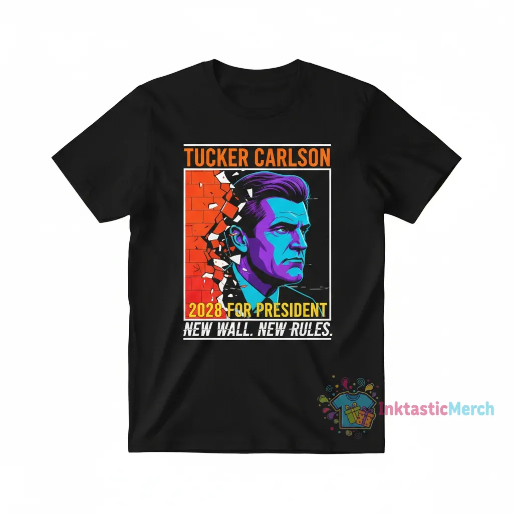 Tucker Carlson for President 2028 Anti-Trump T-Shirt 1 Tucker Carlson for President 2028 Anti-Trump T-Shirt