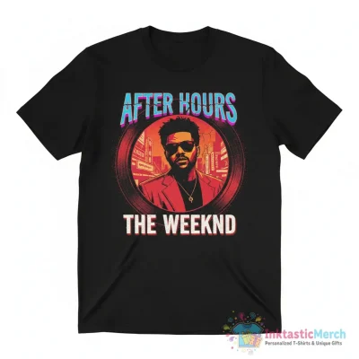 The Weeknd After Hours graphic vintage shirt - High Quality Printed T-Shirt