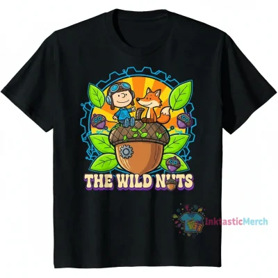 The Wild Robot x Peanuts Roz Brightbill & Fink "The Wild Nuts" T-Shirt