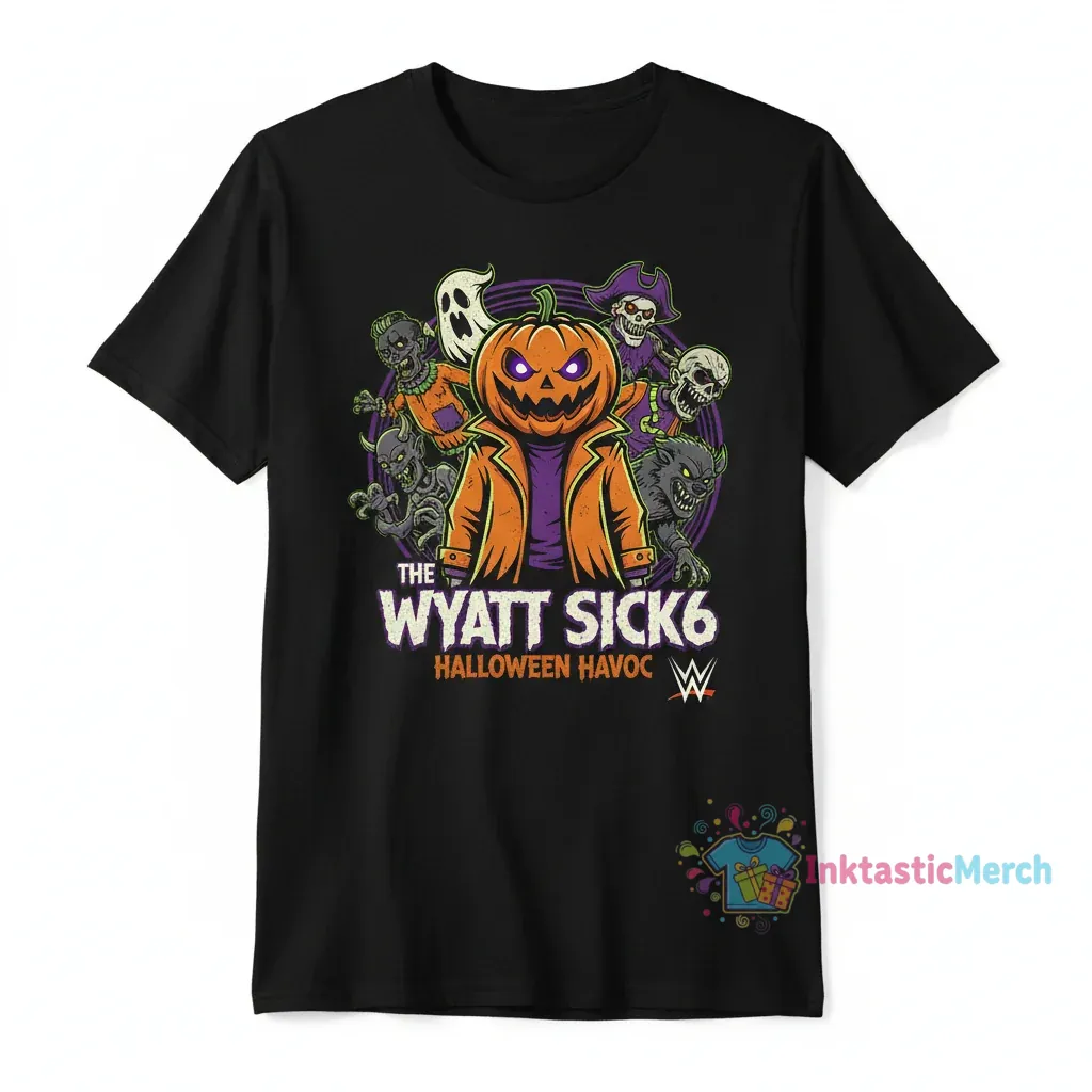 The Wyatt Sicks 6 WWE Halloween Shirt 1 The Wyatt Sicks 6 WWE Halloween Shirt