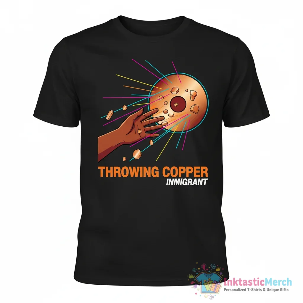 Throwing Copper. T-Shirt for Sale 1 "Throwing Copper." Essential T-Shirt by Inmigrant - High Quality Printed T-Shirt