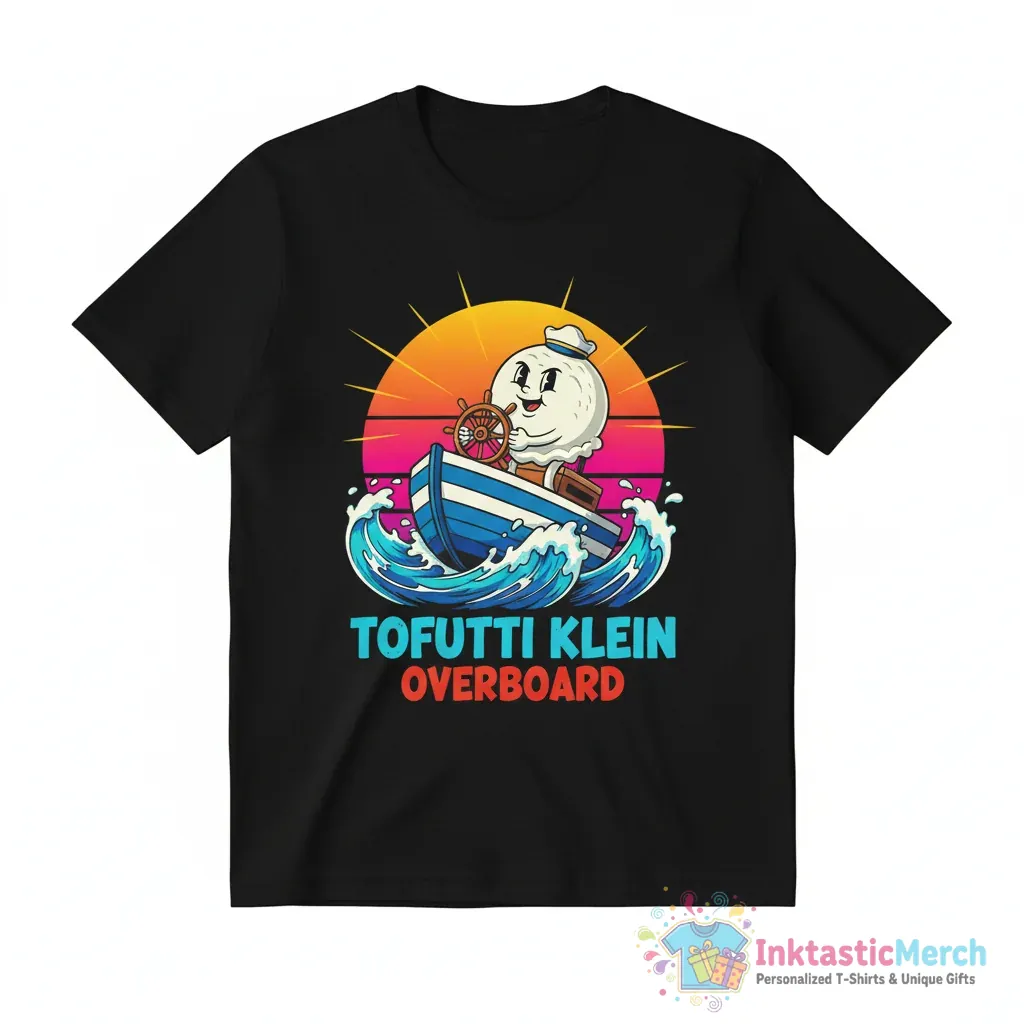 Tofutti Klein - Overboard T-Shirt for Sale 1 "Tofutti Klein - Overboard" Essential T-Shirt for Sale by lettherebelips - High Quality Printed T-Shirt