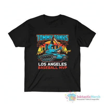 Tommy Edman Tommy Tanks Los Angeles baseball MVP shirt - High Quality Printed T-Shirt