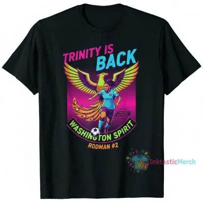 Trinity Rodman "Trinity Is Back" Washington Spirit T-Shirt