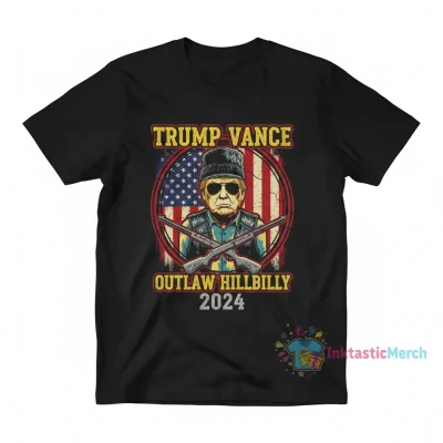 Trump Vance 2024 "Outlaw Hillbilly" T-Shirt - Support the Ticket