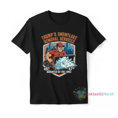 Trump 45th 47th Snowflake Removal Crew Tee
