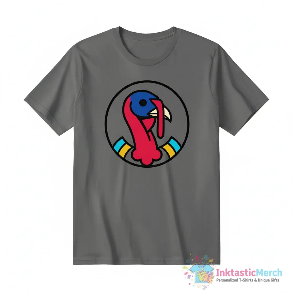 Turkey Tom T-Shirt for Sale 1 "Turkey Tom" Essential T-Shirt for Sale by Dalyn - High Quality Printed T-Shirt