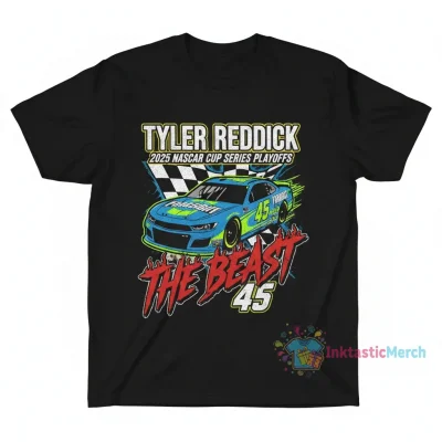 Tyler Reddick 2025 NASCAR Cup Series Playoffs 'The Beast' Signature Shirt