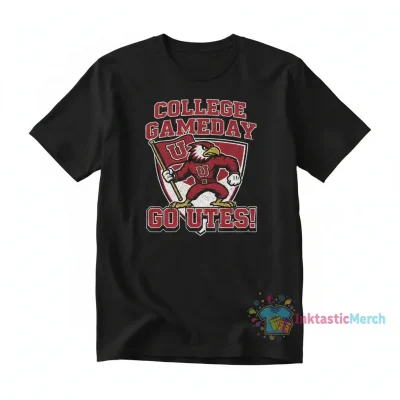 Utah Utes Go Utes Mascot Shirt for College GameDay