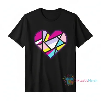 Venusic Flag Heart Active T-Shirt
