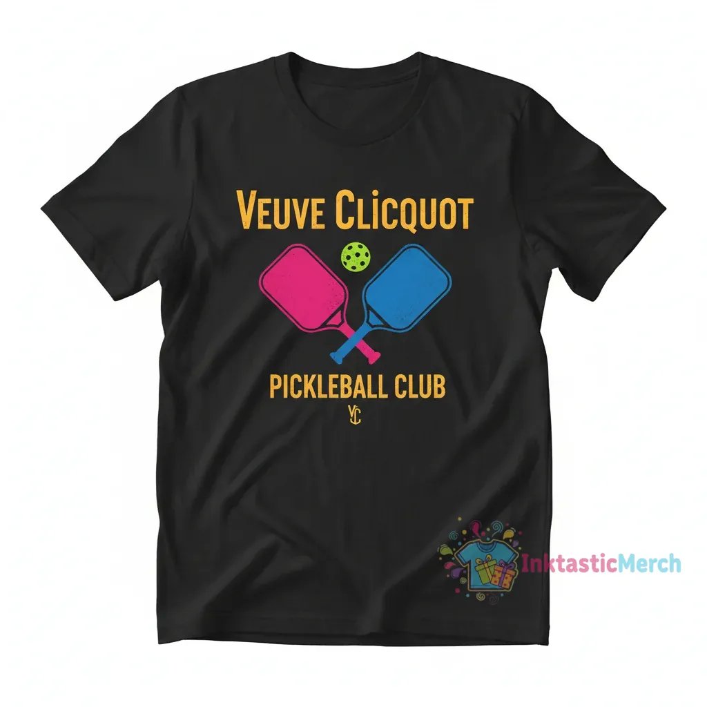 Veuve Clicquot Pickleball Club Essential T-Shirt 1 Veuve Clicquot Pickleball Club Essential T-Shirt