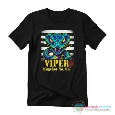 "Viper Mugshot" Essential T-Shirt for Sale by Ichneumon-art - High Quality Printed T-Shirt