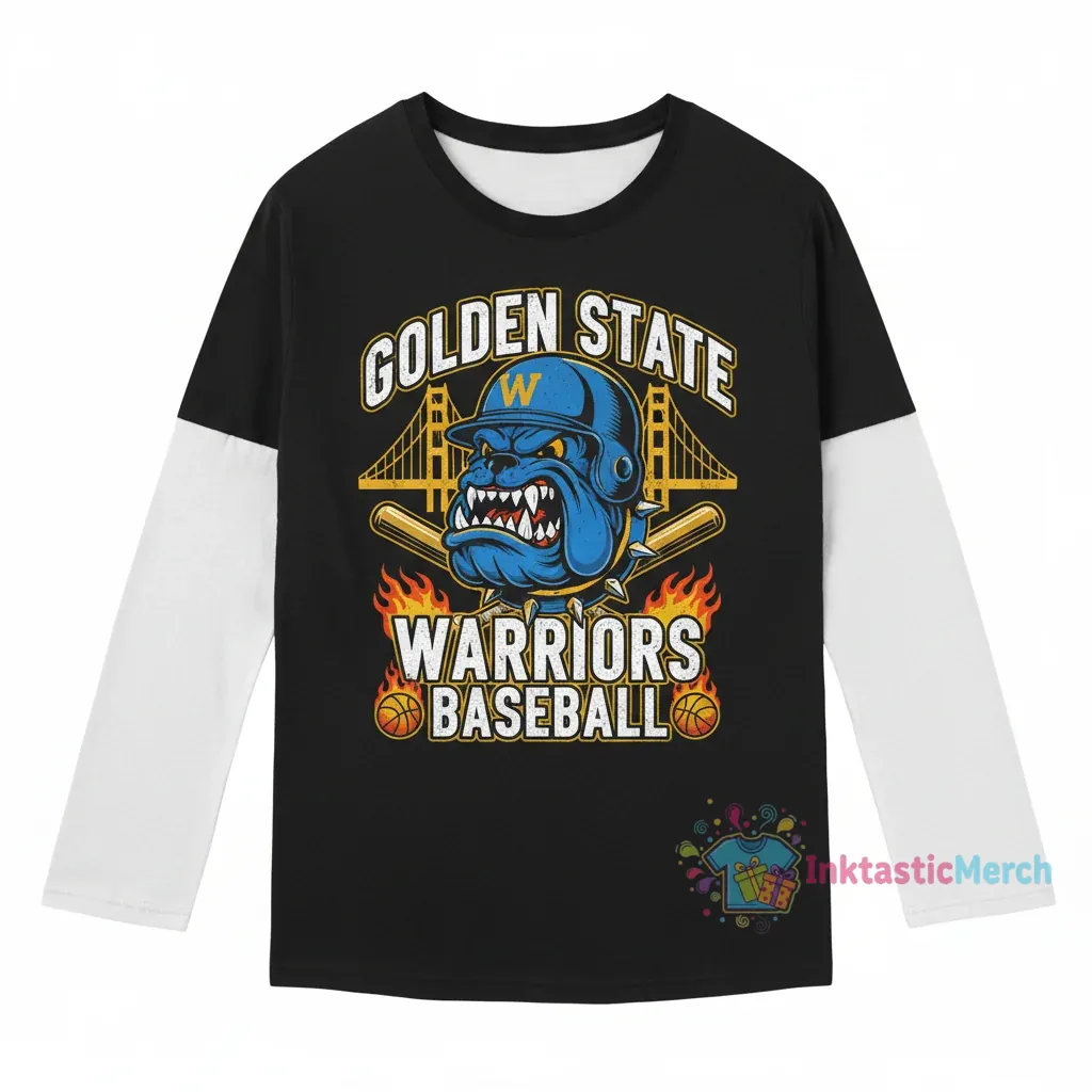 Warren Lotas Golden State Warriors Baseball Shirt 1 Warren Lotas Golden State Warriors Baseball Shirt