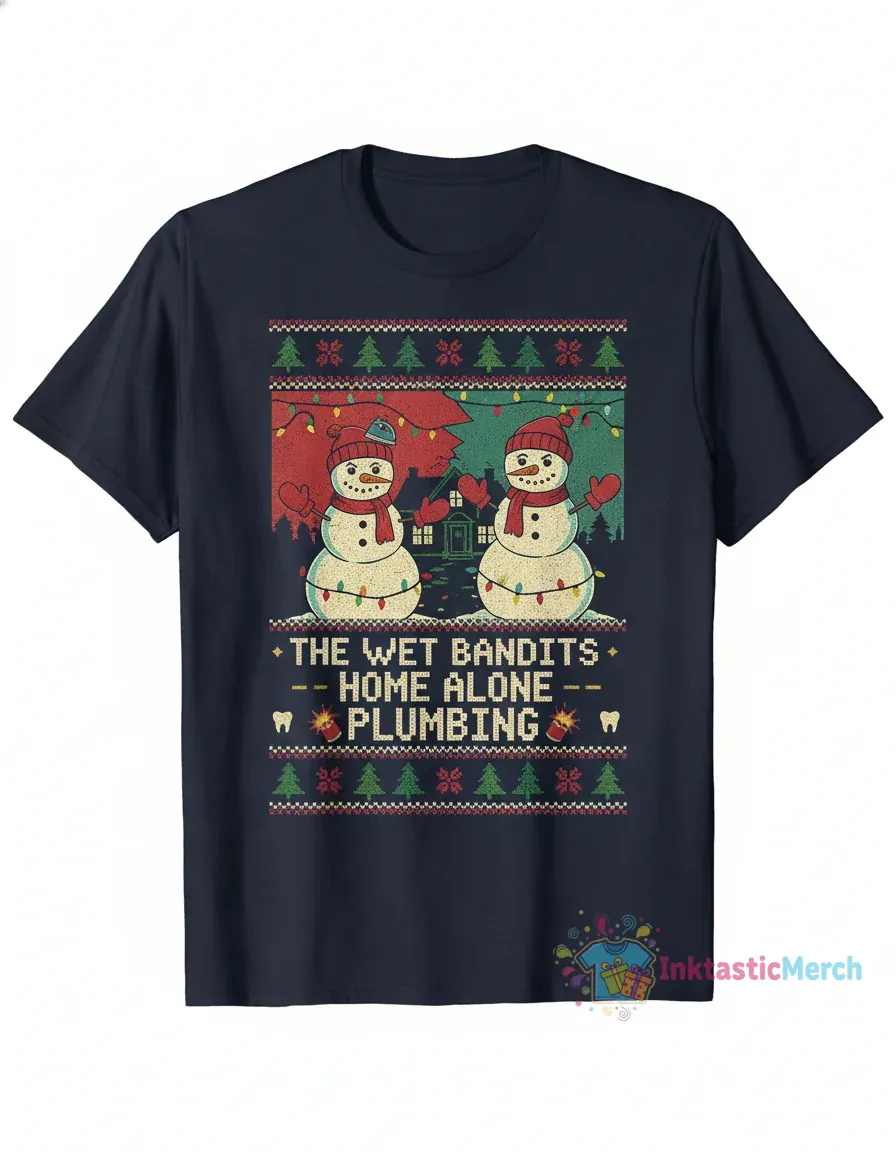 Wet Bandits Harry & Marv Ugly Christmas Sweater 1 Wet Bandits Harry & Marv Ugly Christmas Sweater