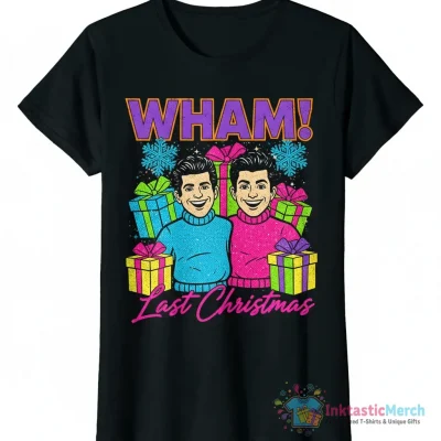 Wham last Christmas retro 90s shirt - High Quality Printed T-Shirt