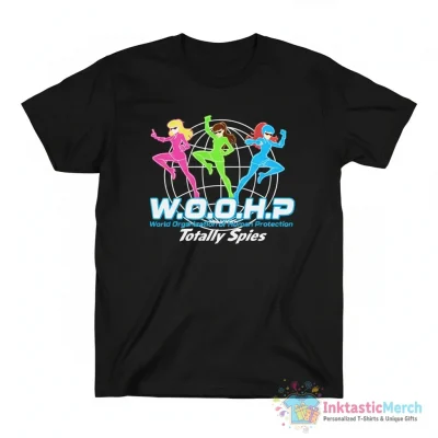 "WOOHP - World Organization of Human Protection | Totally Spies" Essential T-Shirt for Sale by sourpoo - High Quality Printed T-Shirt