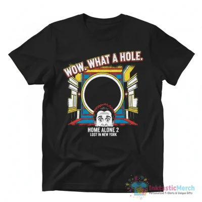 "Wow What a Hole Home Alone 2: Lost in New York" Essential T-Shirt for Sale by VintageMarvel - High Quality Printed T-Shirt