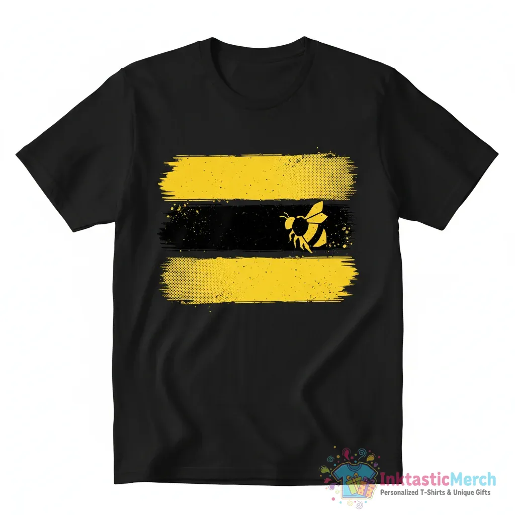 Yellow and Black Bumble Bee Stripes Essential T-Shirt 1 Yellow and Black Bumble Bee Stripes Essential T-Shirt